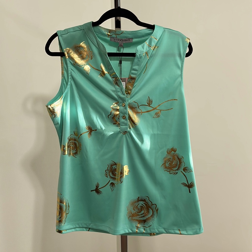 NWT Alex & Parker XL Sleeveless Top.